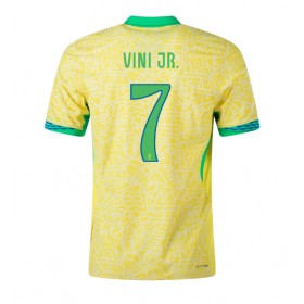 Brasil Vinicius Junior #7 Hjemme skjorte Copa America 2024 Kortermet